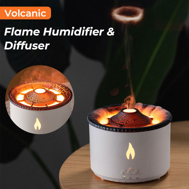 Volcano or Flames Ultrasonic Humidifier / Essential Oil Diffuser
